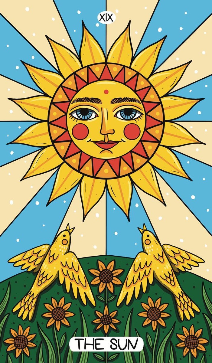 "Таро волшебного мира", автор Виолетта Астанина). Солнце