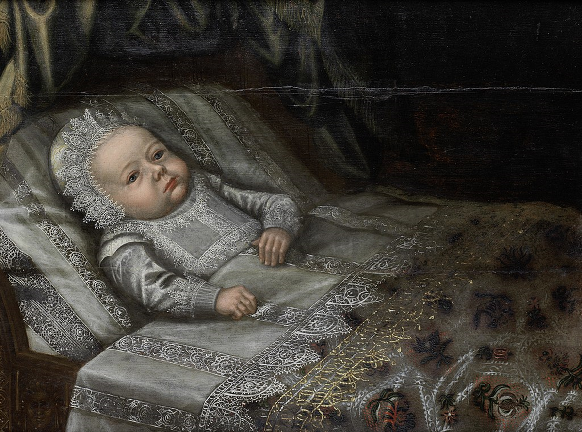Портрет младенца, англо-голландская школа, 1600-20. (с) Из частной коллекции