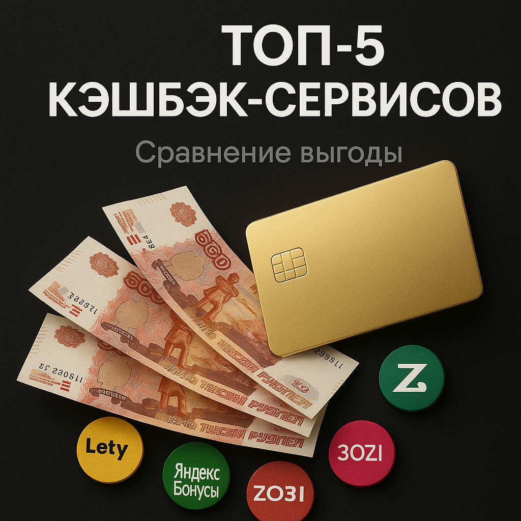 ТОП‑5 кэшбэк‑сервисов