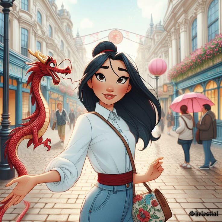 Мулан в современном городе