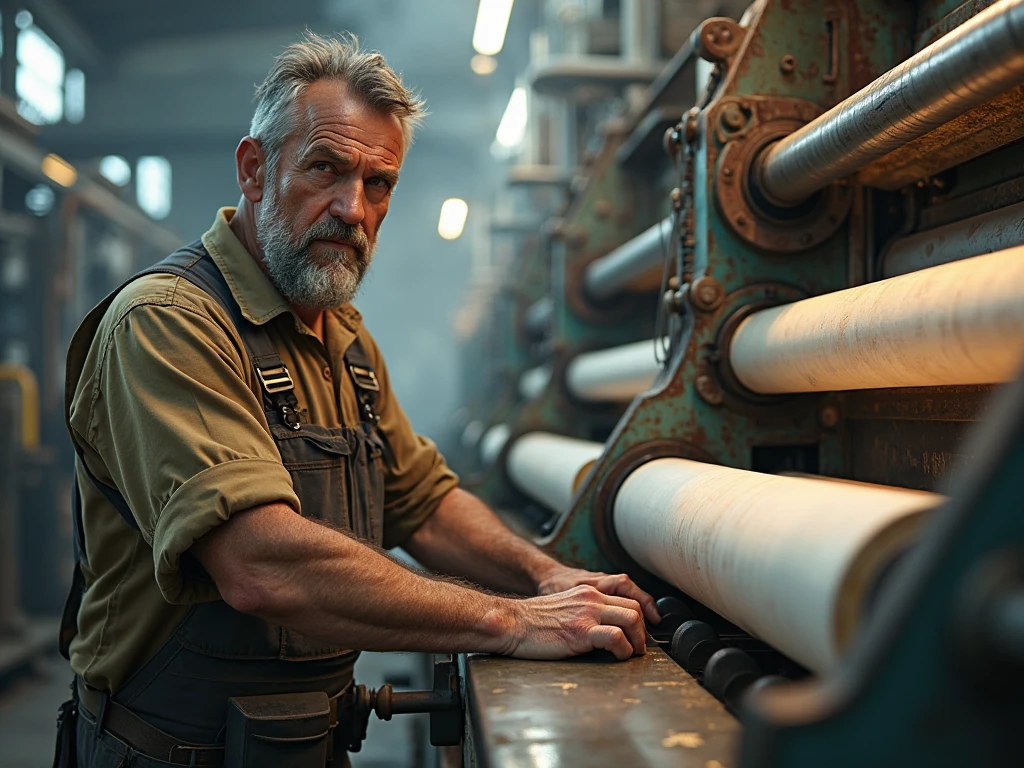 Профессия «Машинист каландра»