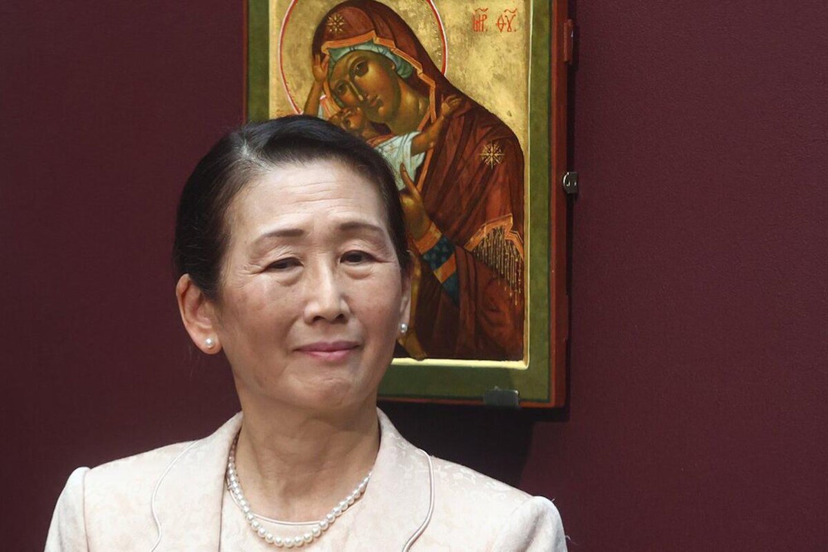 Историк искусства, художница Хироко Кодзуки. Чингаев Ярослав / агентство "Москва"