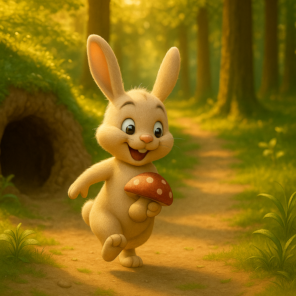 Зайчик по имени Кнопка