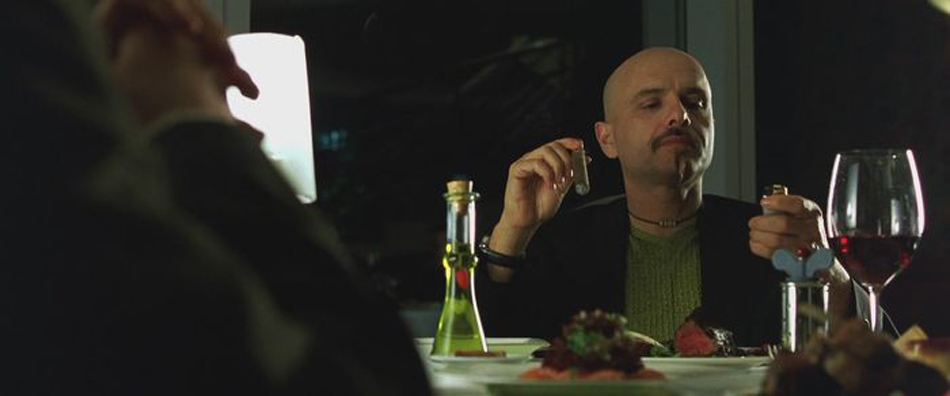 Кадр из фантастики Вачовски «Матрица» 