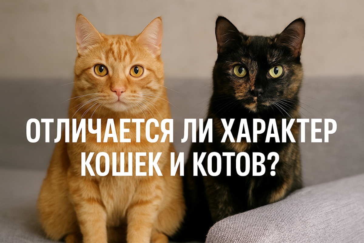Отличается ли характер кошек от котов