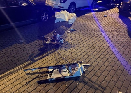    В Минске упал беспилотник