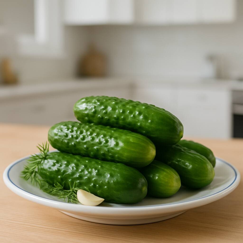 Классические малосольные огурцы