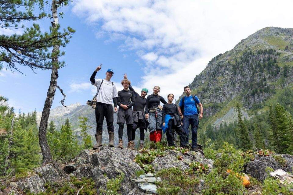    Московские студенты в Катунском заповеднике. Источник: Екатерина Вихрова, сотрудник пресс-службы РТУ МИРЭА и Евгений Бутушев