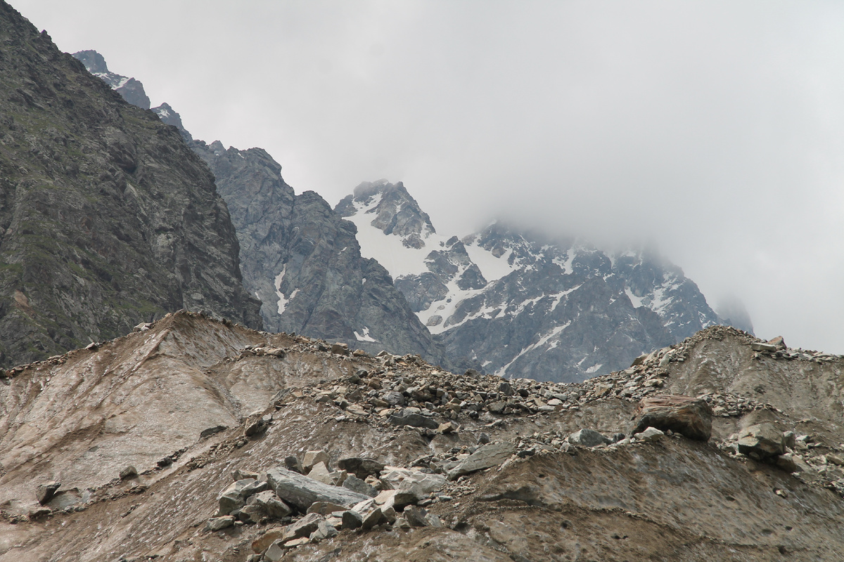 Цейский ледник. Республика Саверная Осетия.