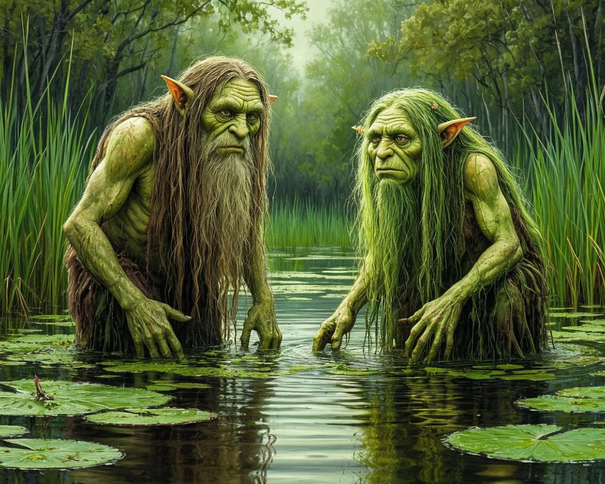 Водяной и кикимора в ожидании гостей
