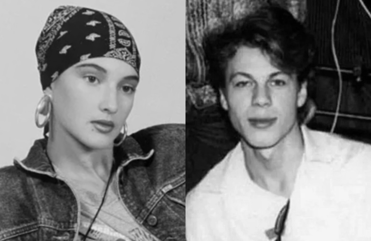 на фото Лера Кудрявцева и Сергей Ленюк в молодости 