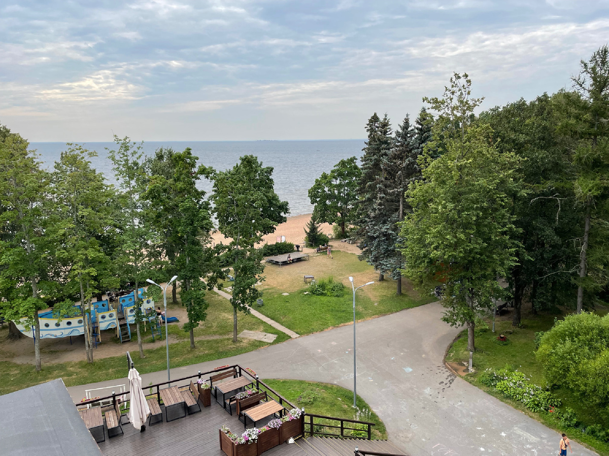 Утро 29 июля 2025 года. Вид с балкона