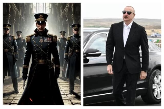 Фото: сгенерировано ИИ. Источник: shedevrum.ai. Фото: официальный сайт президента Азербайджанской республики. Источник: president.az