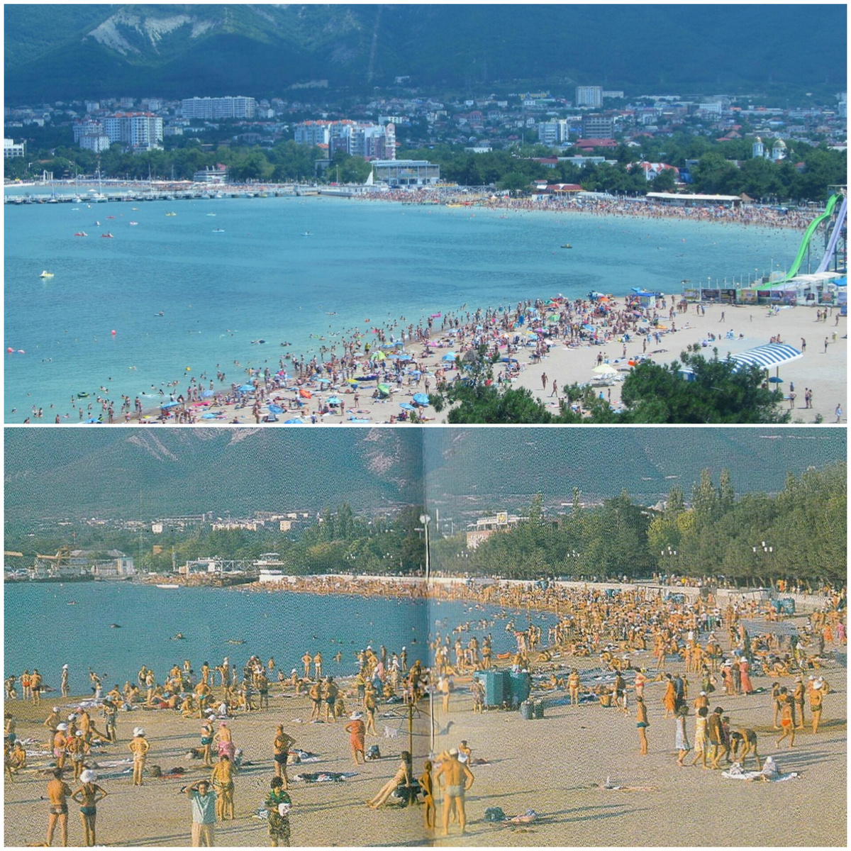 Геленджикская бухта: 2015 год и 70-е