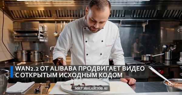 Wan2.2 от Alibaba продвигает видео с открытым исходным кодом