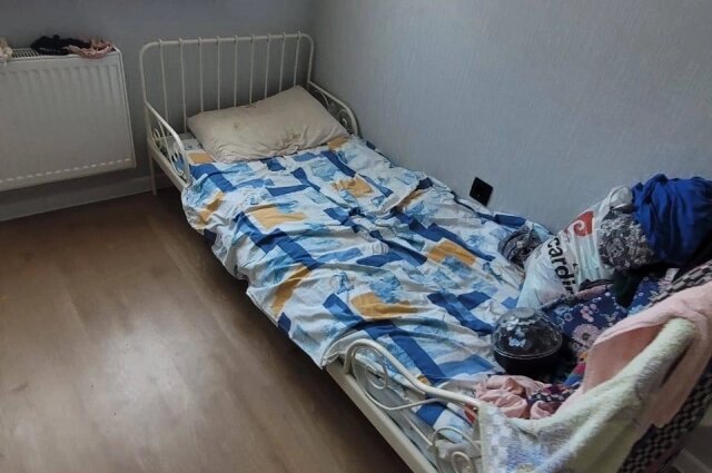    В этой кровати спит девочка. Фото: Пресс-служба УМВД по г. Краснодару