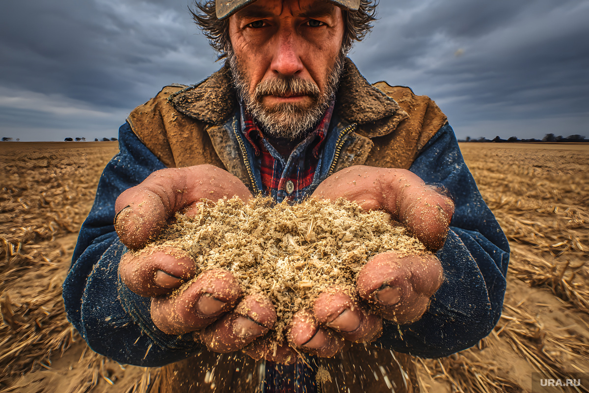 Аграрии южной части России оказались в сложной ситуации. Фото: создано в Midjourney © URA.RU