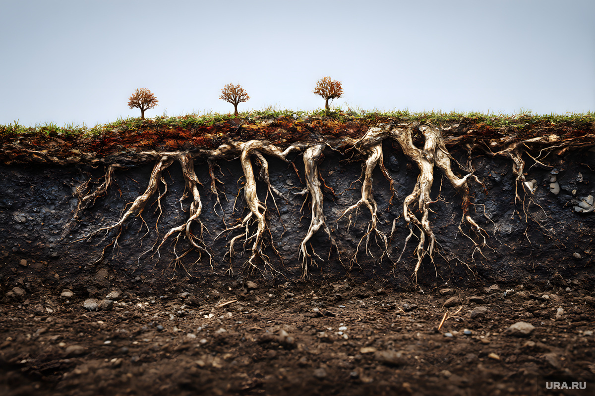 Засуха и заморозки ударили по посевам. Фото: создано в Midjourney © URA.RU