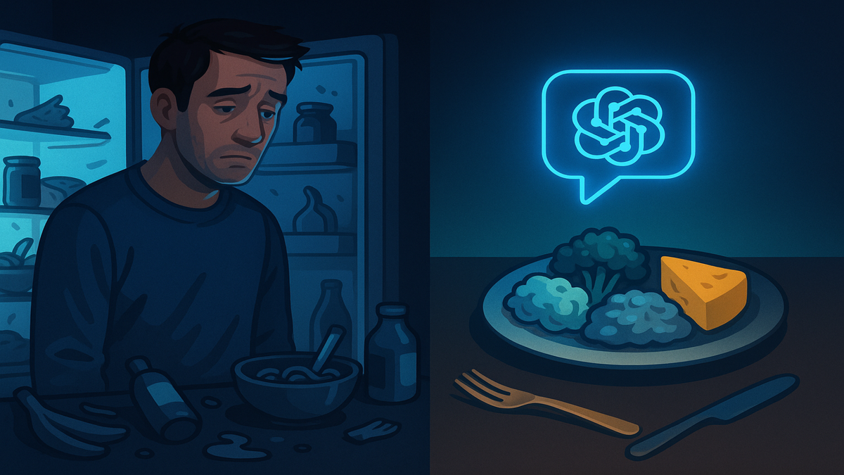 Когда хаос на кухне — сигнал не к панике, а к промпту. GPT знает, что приготовить и как упростить жизнь