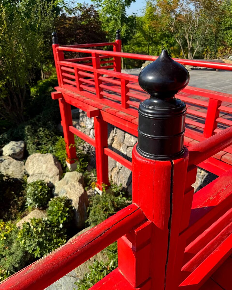 Храм Какэдзукури-но-Мидо в Японском саду Краснодар