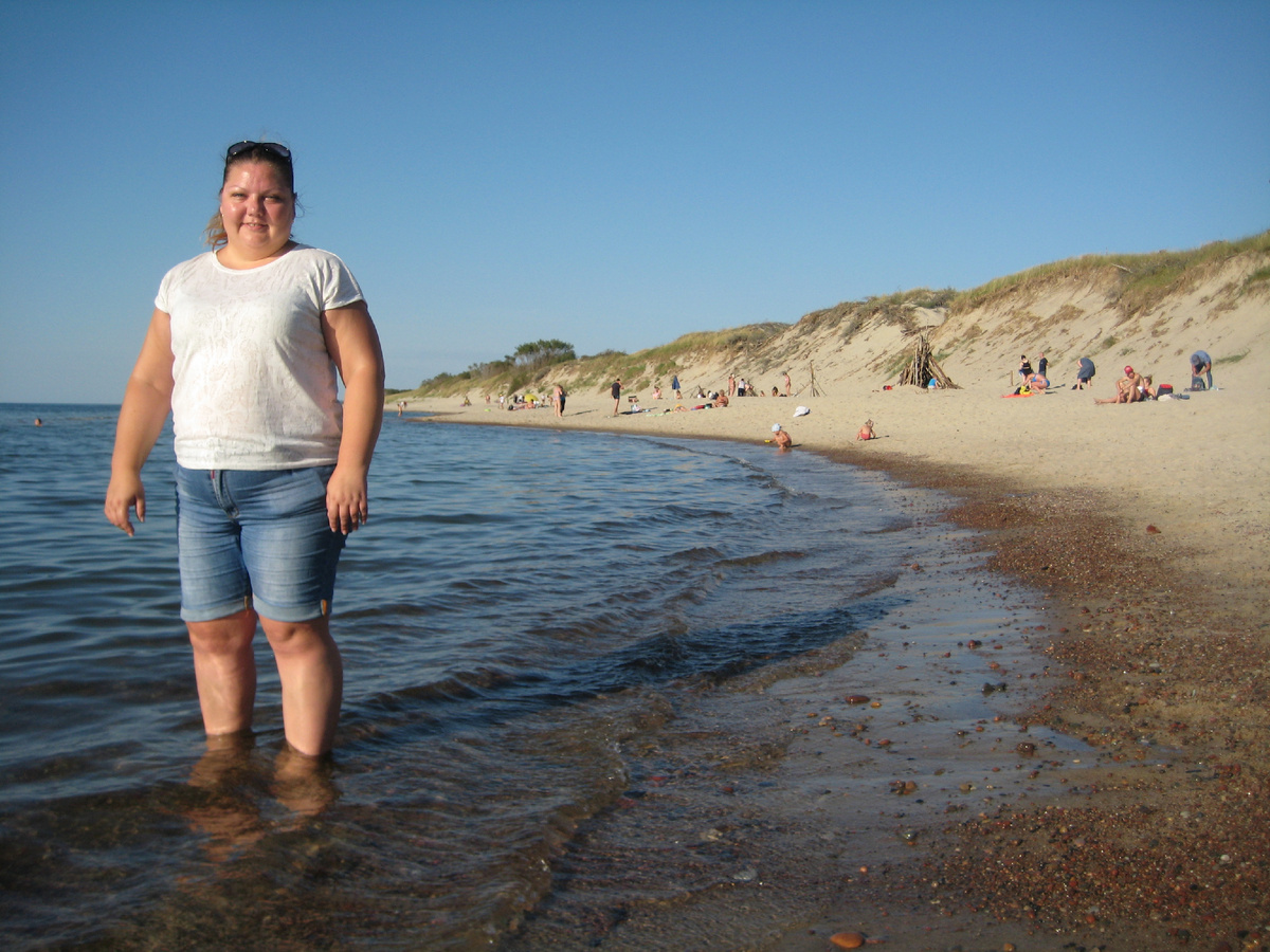 пляж на Куршской косе