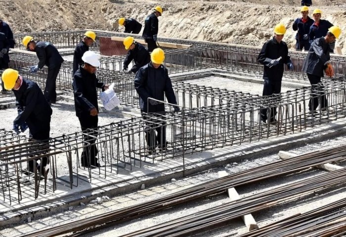 Момент строительства