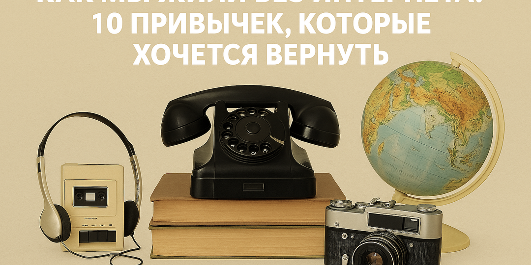 Как мы жили без интернета: 10 привычек, которые хочется вернуть
