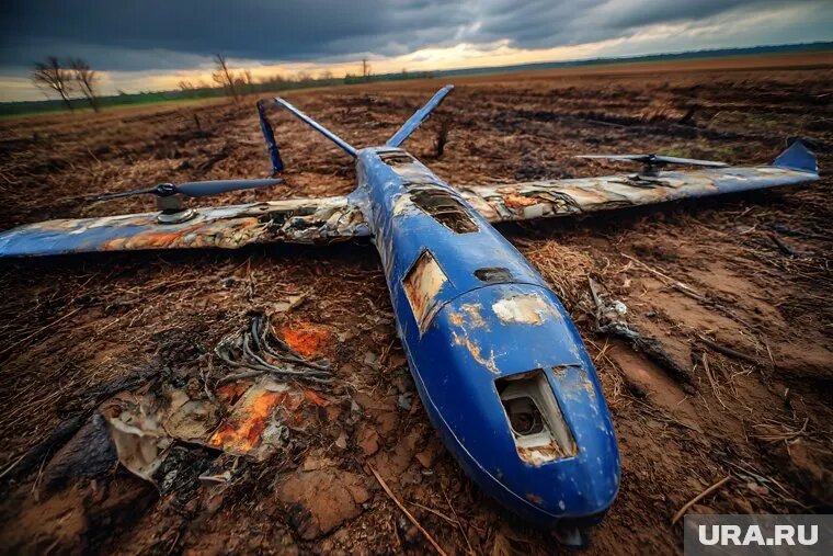 В Беларуси сбили БПЛА. Фото: Создано в Midjourney © URA.RU