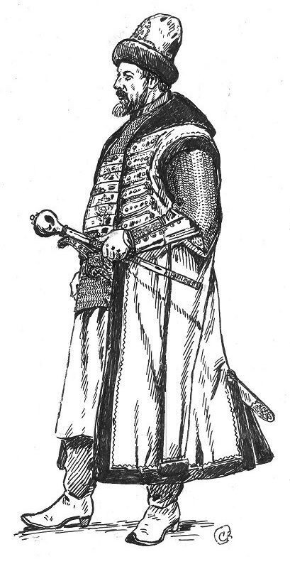 Русский воевода середины 17 века.