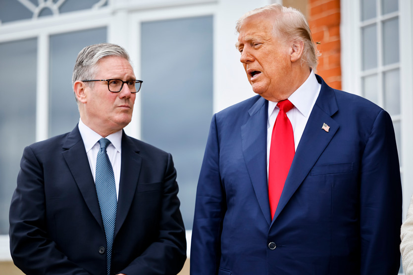    Кир Стармер и Дональд Трамп   
Фото: Tolga Akmen / EPA / TASS