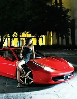 моя судьба свяжется с багряным Ferrari и женщиной