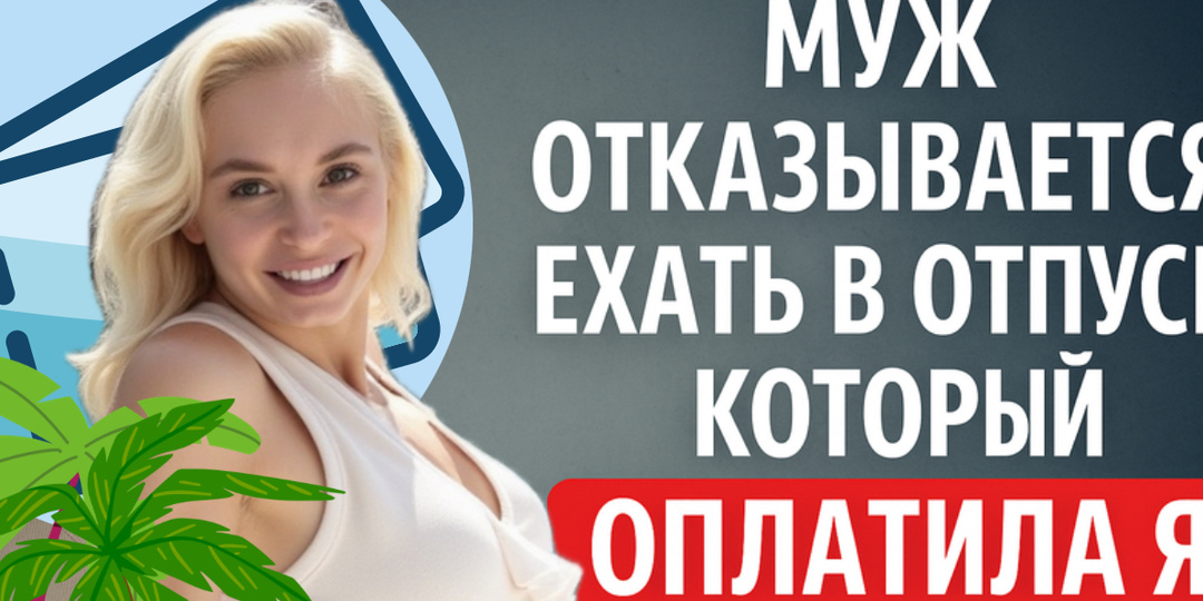 Муж отказывается ехать в отпуск который оплачиваю я.