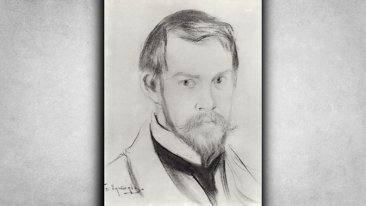 Борис Кустодиев - Автопортрет, 1904 г.