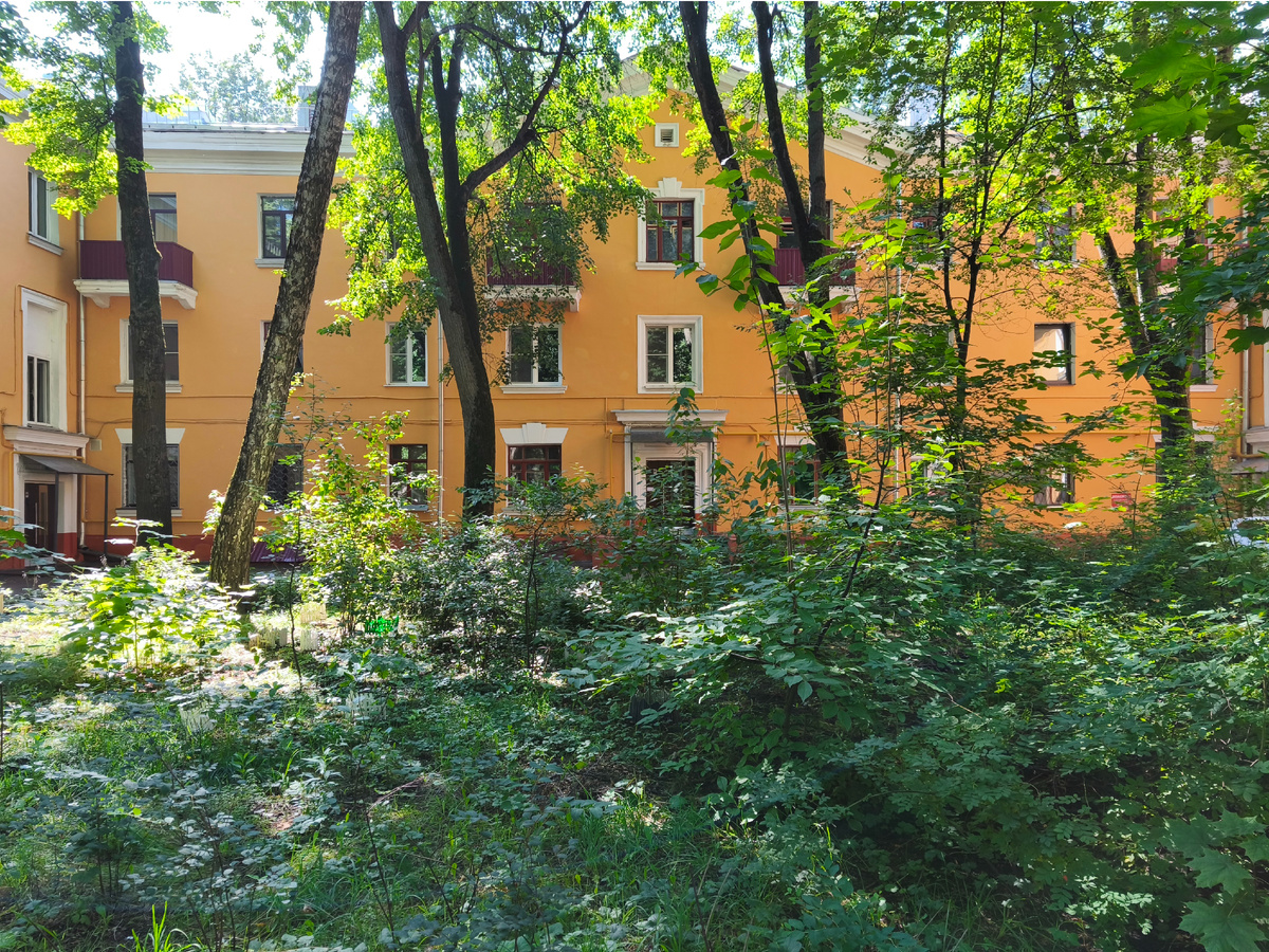 1-я Парковая, 5-7, уютный двор-курдонёр. Фото автора статьи.