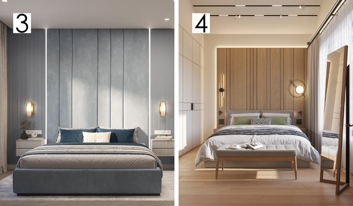 Дизайн-проект спальни от студии архитектуры и дизайна Линии Пространства