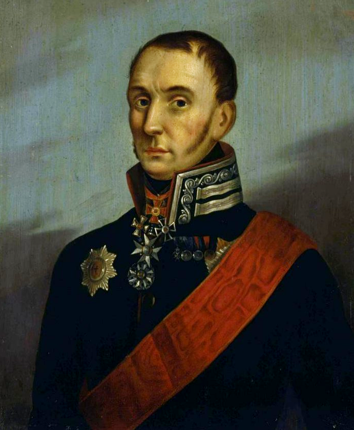 Неизвестный художник первой четверти XIX века. Портрет лейб-медика баронета Якова Васильевича Виллие. Холст, масло, размеры 35,3 х 26,5 см. В собрании ГЭ.