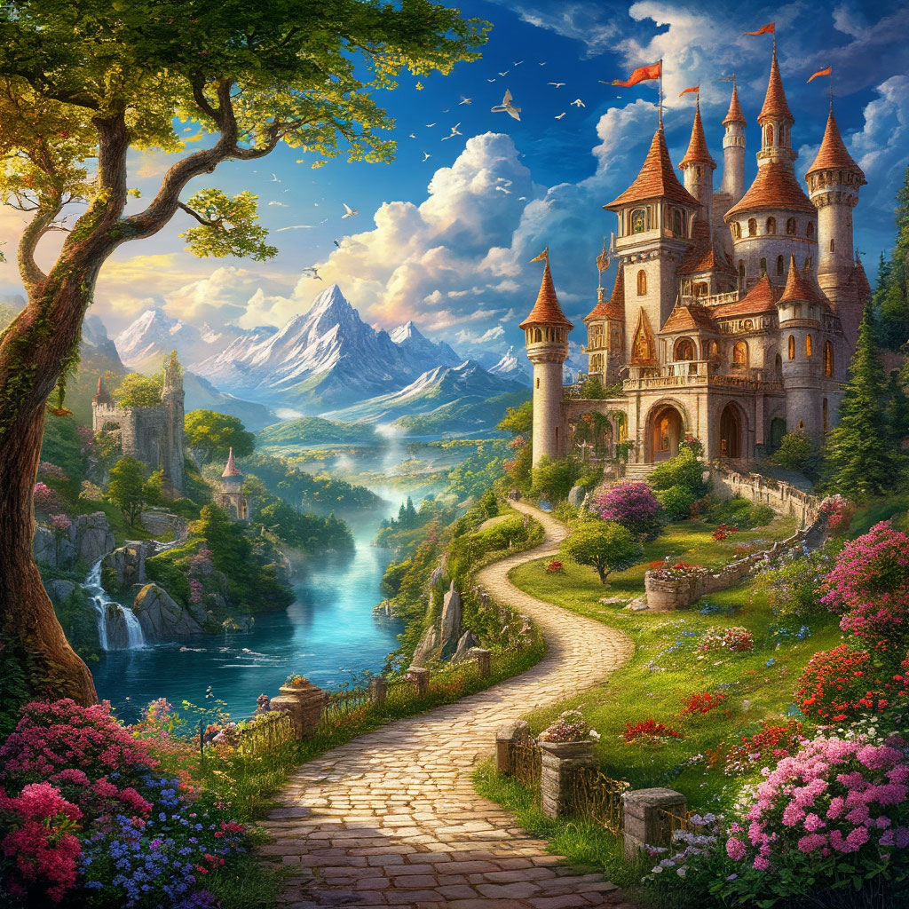 Так нейросеть представляет Страну Снов..