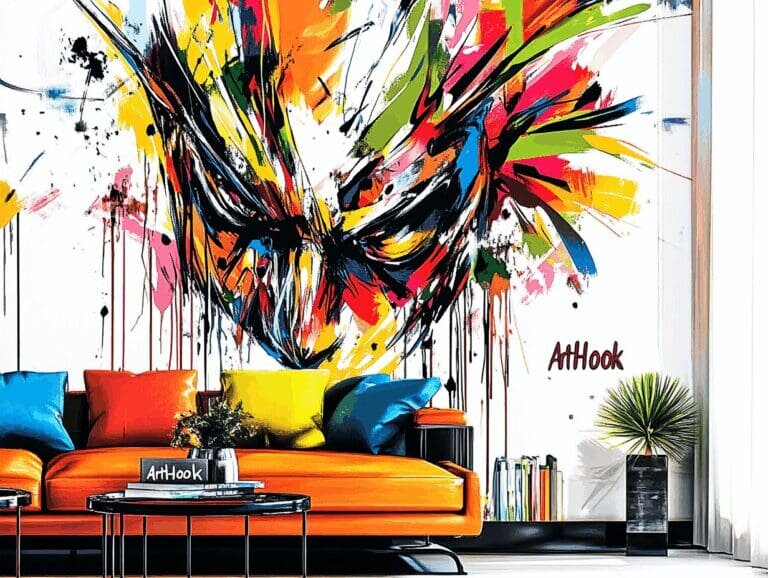    Роспись стен в гостиной: как превратить нишу в уникальный арт-объект и сделать ваш интерьер живым произведением искусства Art-Hook.Ru