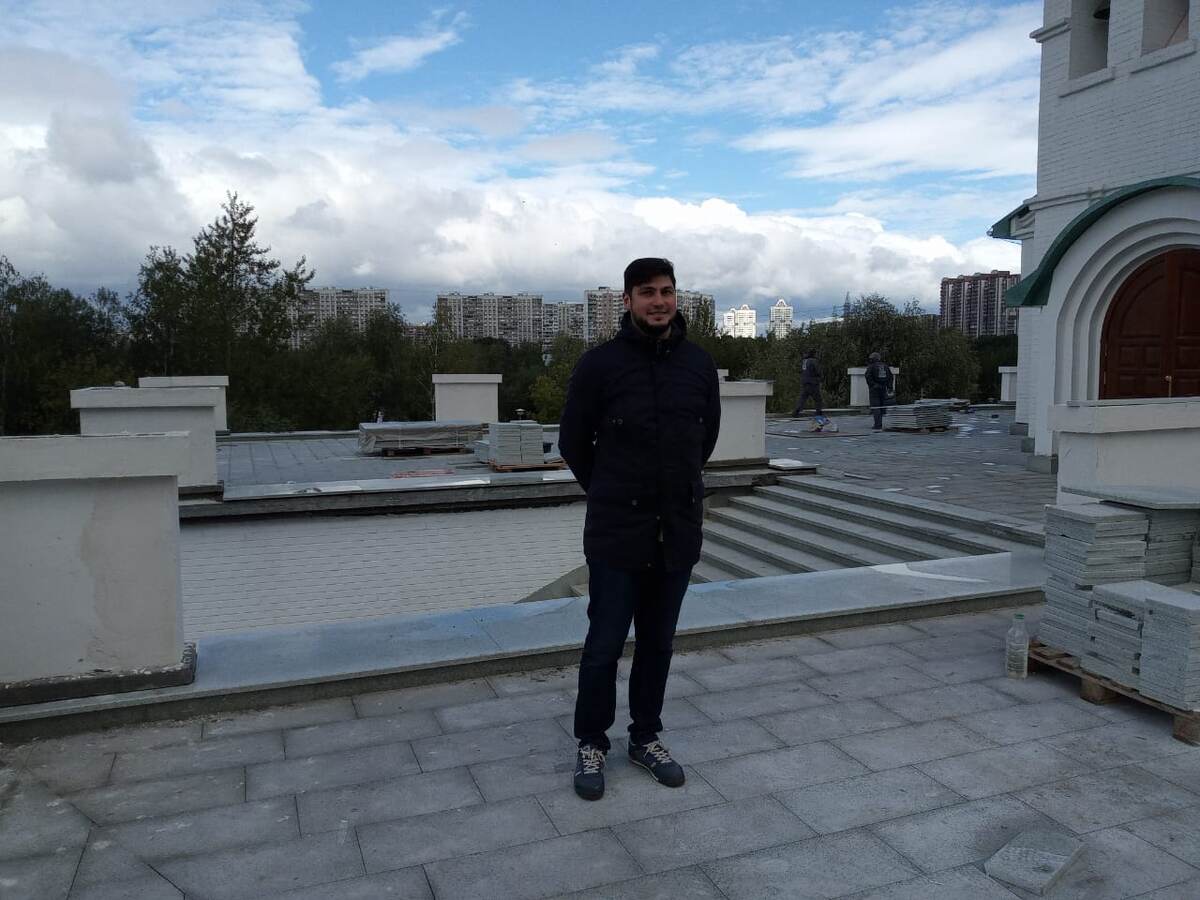 Замер балюстрады для храма в Москве