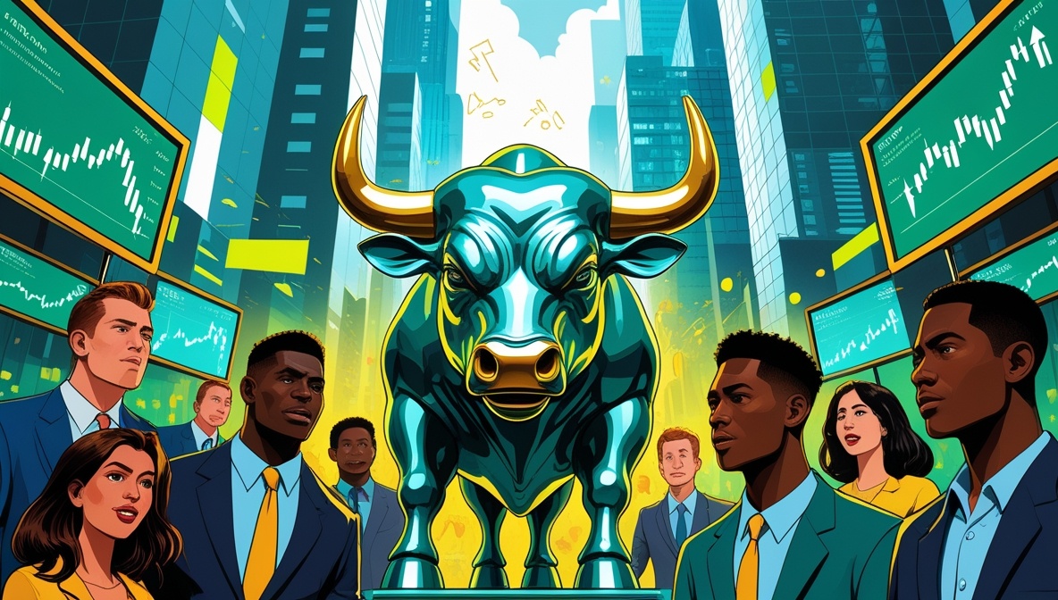 Бычий тренд на бирже