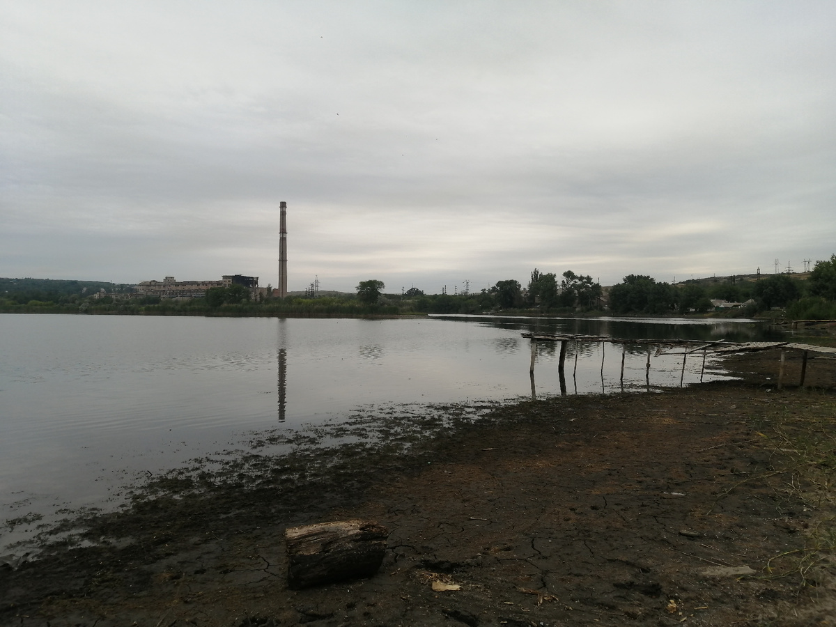 Отмели штергрессовского водохранилища