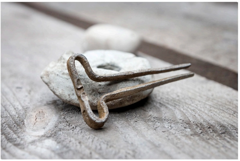 Первая такая находка в Новгороде была сделана в 1951 г. на Неревском раскопе. По воле случая этой находкой оказался варган. 