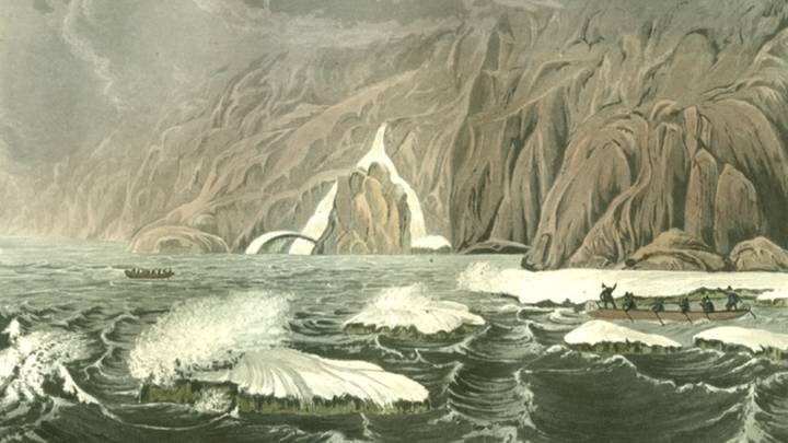   Джордж Бак. «Экспедиция к мысу Барроу». 1821 г. / Фото: public domain