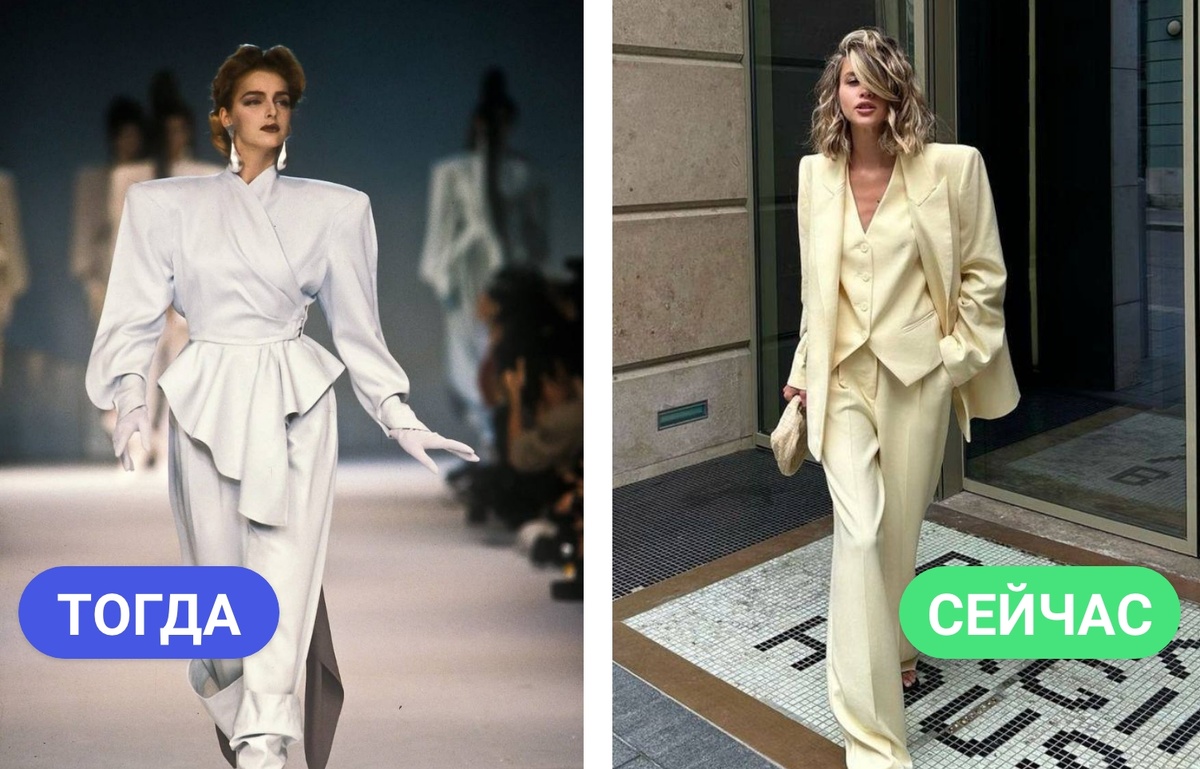 Акцентные плечи (фото из Pinterest)