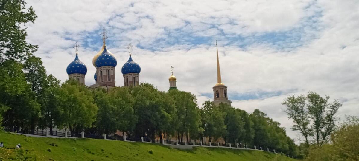 Вид на Рязанский Кремль