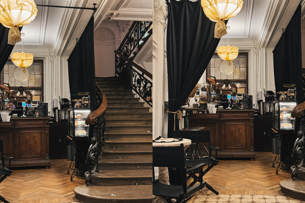 Кофейня в парадной 