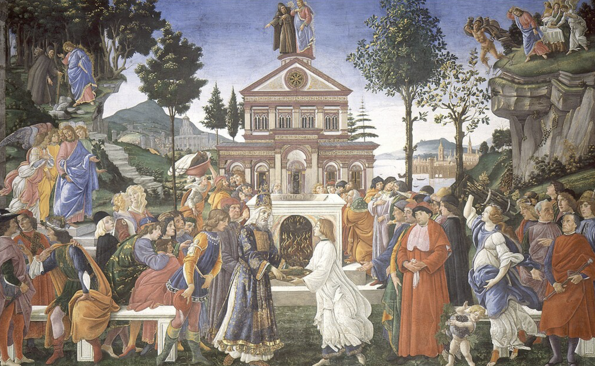 Три искушения Христа, 1481-1482