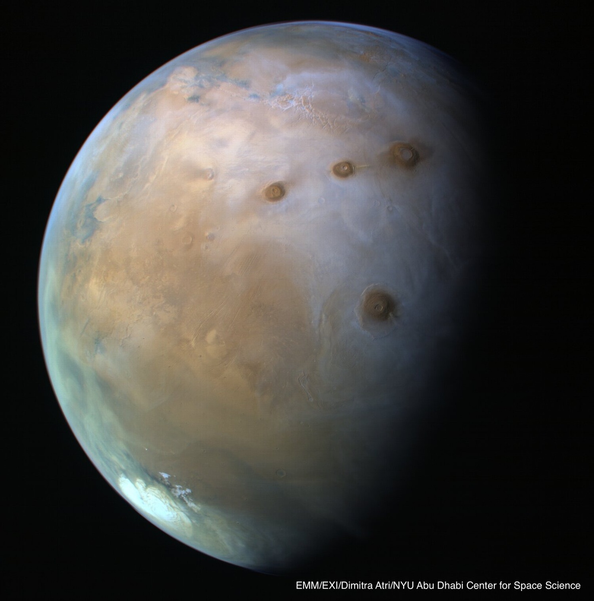 Марс. Источник: Dimitra Atri, EMM / EXI / NYUAD / CASS  📷
