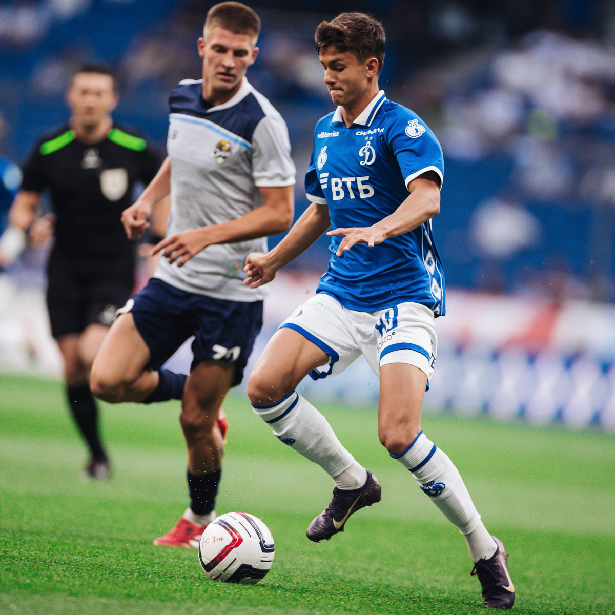 Сегодня Витя Окишор опять своим шансом не воспользовался. Фото из телеграм-канала "ФК "Динамо" (Москва)".