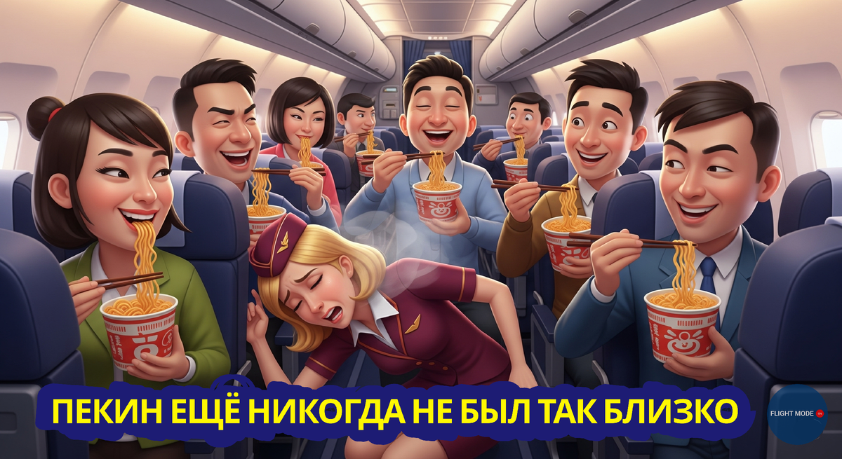 #путешествие #самолёт #китайскаяеда #аэрофлот